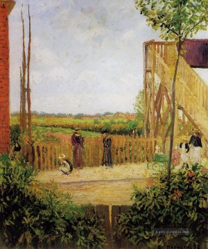  Park Kunst - die Eisenbahnbrücke in Bedford Park 1 Camille Pissarro
